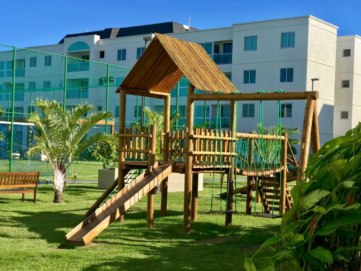 Flat Excelente Em Porto De Galinhas Palm Village Acqua Frente Para As Piscinas Exterior photo