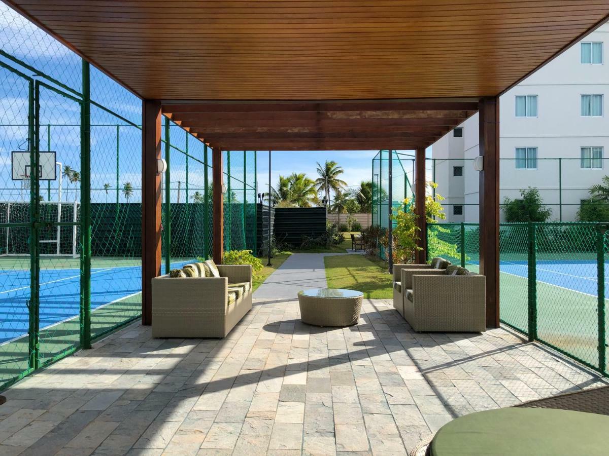 Flat Excelente Em Porto De Galinhas Palm Village Acqua Frente Para As Piscinas Exterior photo